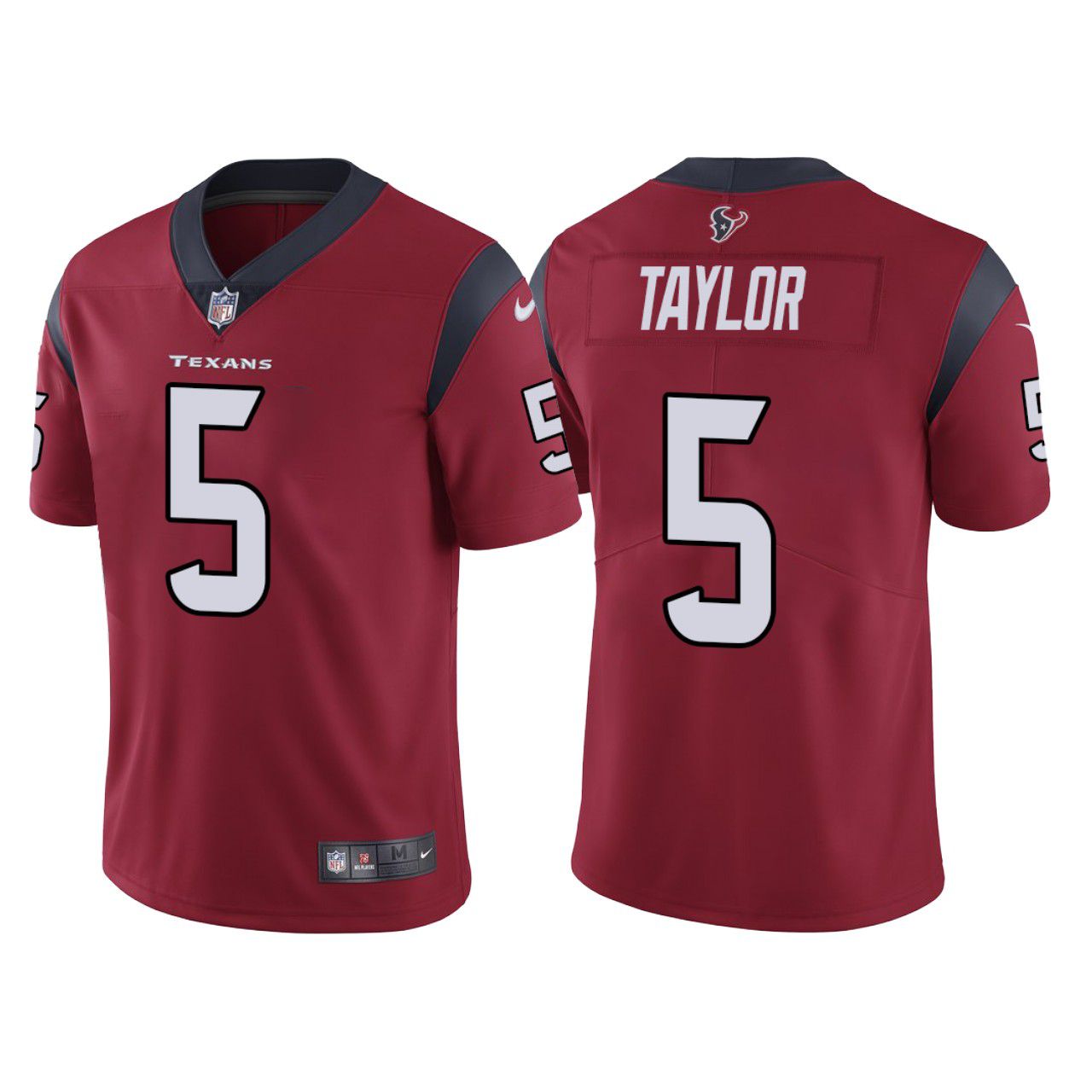 Men Houston Texans #5 Tyrod Taylor Nike Red LimitedNFL Jersey